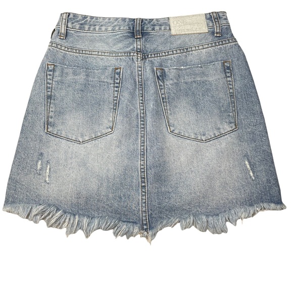 one x oneteaspoon Dresses & Skirts - One teaspoon 2020 MINI HIGH WAIST DENIM SKIRT